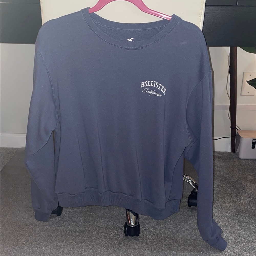 Hollister Navy Crewneck Sweatshirt